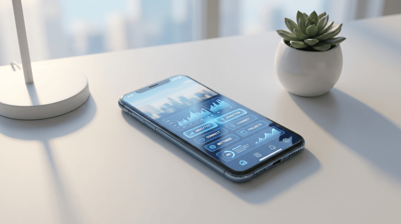 Lead capture form on a phone